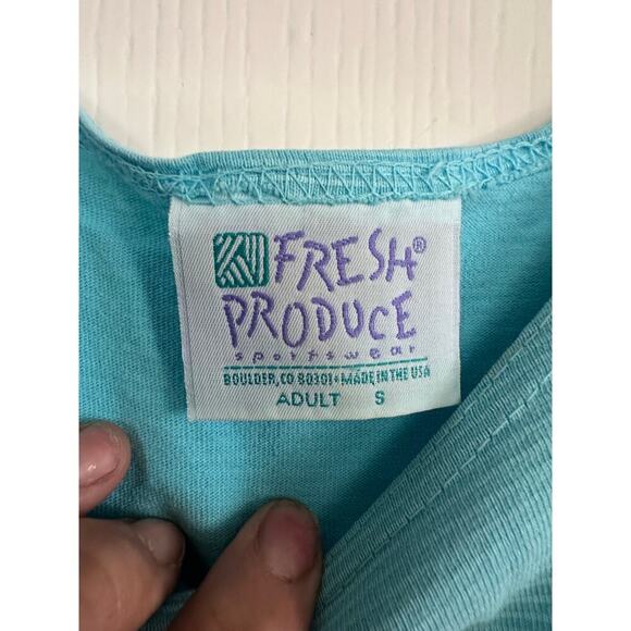 Fresh Produce Women's Blue Side Pockets Scoop Neck Midi Dress Size Small - Picture 2 of 9